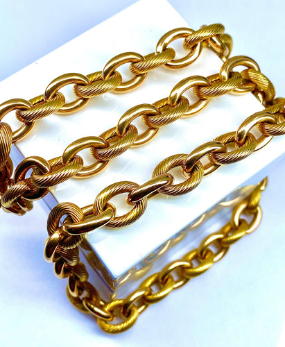 Collier Collier mailles ovales 58 Facettes AB175