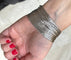 Bracelet Bracelet vintage en or blanc, saphirs 58 Facettes