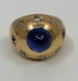 Ring 53 Ring in Yellow Gold & cabochon sapphire 58 Facettes