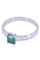 Bague 56 BAGUE ÉMERAUDE ET DIAMANTS 58 Facettes 074111