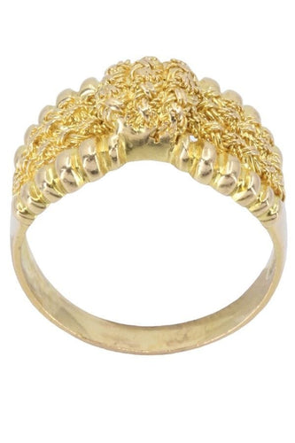 Bague BAGUE ANCIENNE NŒUD EN OR JAUNE 58 Facettes 066311