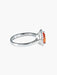 Bague 52 Bague Tourmaline orange Diamants 58 Facettes