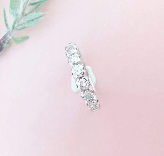 Bague Bague Alliance Diamants 1.20 carat 58 Facettes AA 1593