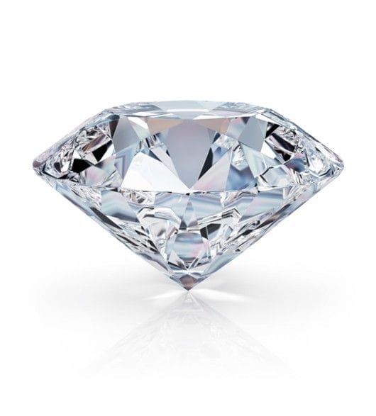 Gemstone Diamant taille brillant 0.54 carat K SI1 58 Facettes R160179