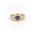 Ring 53 Ring Yellow gold Sapphire 58 Facettes 1875613CN