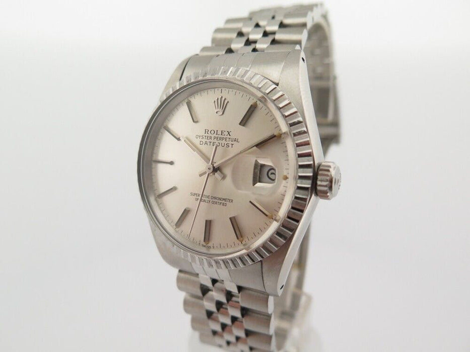 Montre montre ROLEX 16030 oyster perpetual datejust 36 mm acier automatique 58 Facettes 235483