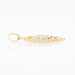 Pendentif Pendentif diamants ors jaune et blanc arabesques 58 Facettes RG207