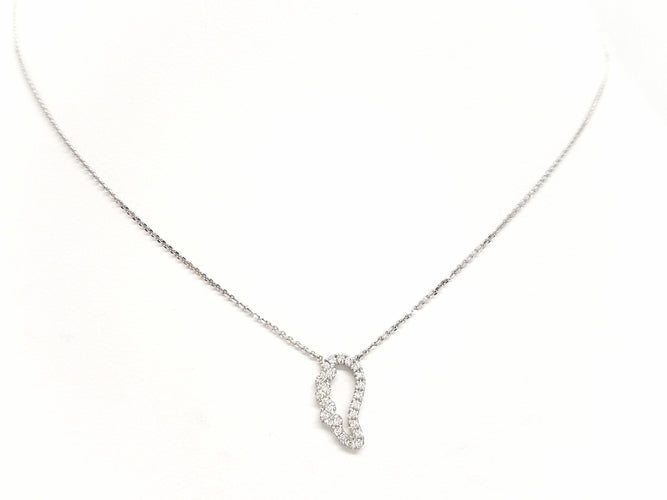 Collier Collier Aile d'ange Or blanc Diamant 58 Facettes 579298RV