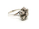Bague 49 Bague Fleur Or blanc Diamant 58 Facettes 1291807CN