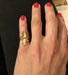 Ring Chaumet ring yellow gold geometric patterns 58 Facettes