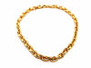 Necklace Oval mesh necklace Yellow gold 58 Facettes 1630185CN