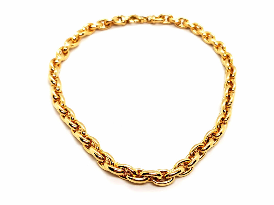 Collier Collier Maille ovale Or jaune 58 Facettes 1630185CN