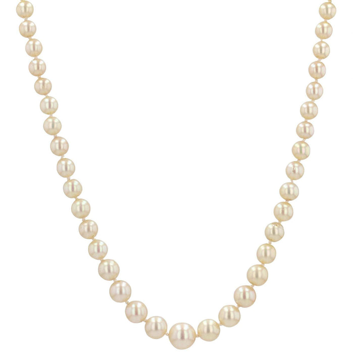 Collier Collier de perles de culture et fermoir or blanc 58 Facettes 17-232