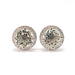 Earrings Aquamarine diamond earrings white gold 58 Facettes