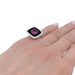 Ring 43 Chanel ring, “Nuit Noire”, white gold, pink sapphire, diamonds, enamel. 58 Facettes 32572