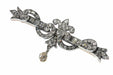 Vintage antique diamond bar brooch pin 58 Facettes 23249-0329