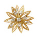 Cartier “Fleur” brooch in yellow gold and diamonds. 58 Facettes 31448