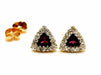Earrings Yellow gold Tourmaline earrings 58 Facettes 1116073CD