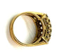 Ring 51 Diamond band ring in yellow gold 58 Facettes