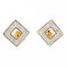 Earrings Stud earrings Yellow gold Diamond 58 Facettes 2090633CN
