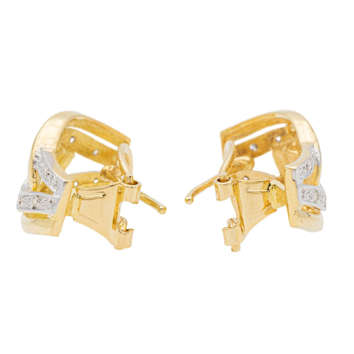 Boucles d'oreilles Boucles d'oreilles Or jaune Diamant 58 Facettes 1740870CN