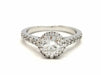 Bague 54 Bague Solitaire Or blanc Diamant 58 Facettes 578821RV