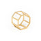 Bague 53 Bague Or jaune 58 Facettes 2141016CN