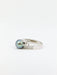 Bague Bague vintage or blanc et perle de tahiti 58 Facettes 704