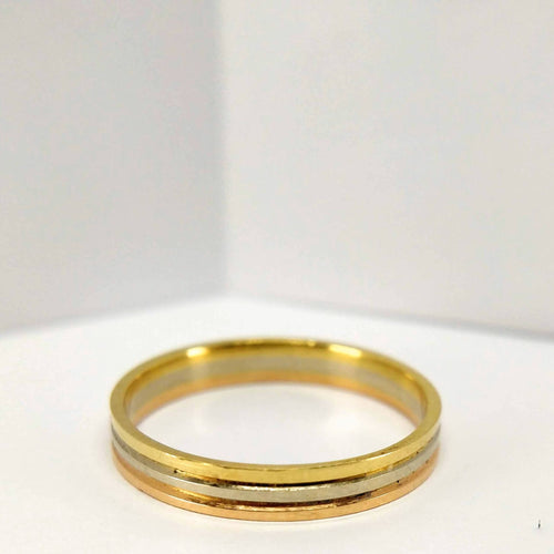 Bague Bague trois ors 58 Facettes 5558