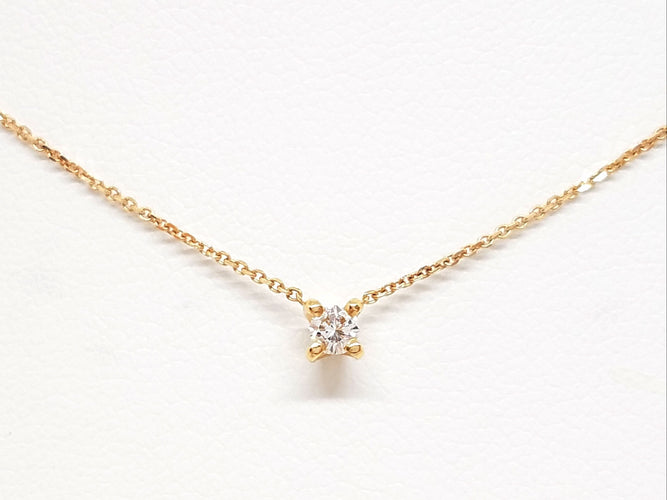 Collier Collier Or rose Diamant 58 Facettes 578739RV