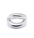 Ring 55 / White/Grey / 750‰ Gold “Twins” ring MAUBOUSSIN 58 Facettes 220458R