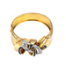 Bracelet Bracelet Rigide Clip Or Jaune, Diamants et Saphirs 58 Facettes 62800064