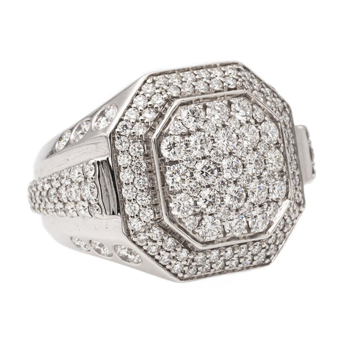 Bague 51 Bague Cocktail Or blanc Diamant 58 Facettes 2308978CN