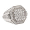 Bague 51 Bague Cocktail Or blanc Diamant 58 Facettes 2308978CN