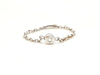 Ring Chain Ring White Gold Diamond 58 Facettes