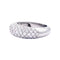 Bague 57 Bague pavage en or blanc, diamants. 58 Facettes 33136