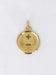 Augis Love Medal Pendant "The original" Yellow gold "More than yesterday, less than tomorrow" 58 Facettes J242