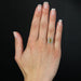 Ring 52 Old yellow sapphire and diamond ring 58 Facettes 23-262