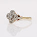 Ring 55 Old clover ring with rose-cut diamonds 58 Facettes 13-045