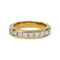 Bague 52 Bague en or jaune, diamants princesses. 58 Facettes 30954