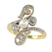 Bague 56 Bague diamant et perle 58 Facettes 18054-0231