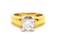 Bague 56 Bague Solitaire Or jaune Diamant 58 Facettes 06314CD