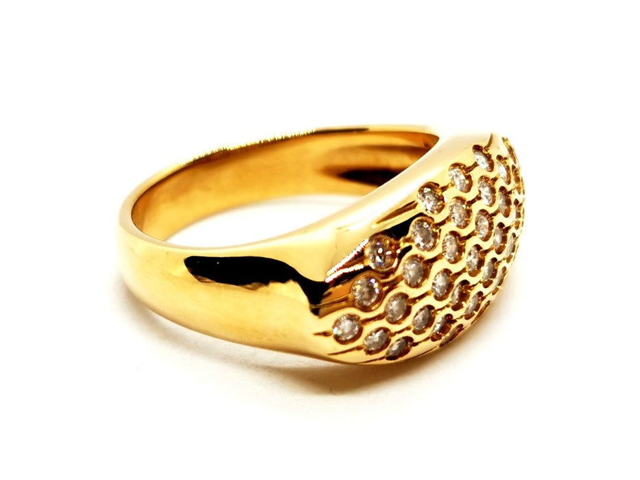 Bague 54 Bague Or jaune Diamant 58 Facettes 1292363CN