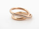 Bague 52 HERMES - Bague Vertige Coeur Or Rose et Diamants 58 Facettes 252156