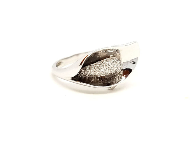 Bague 53 Bague Or blanc Diamant 58 Facettes 720132CN