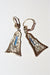 Platinum and yellow gold drop earrings 58 Facettes 518