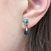 Boucles d'oreilles Boucles d'oreilles Or rose Cordiérite Tsavorite Topaze 58 Facettes 28009