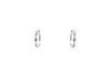 DJULA hoop earrings in 18k white gold and diamonds 58 Facettes 254315