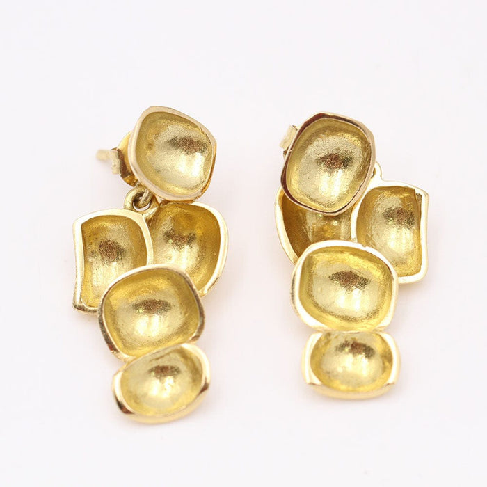 Boucles d'oreilles Boucles d'oreilles concaves en or 58 Facettes E358915