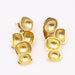 Boucles d'oreilles Boucles d'oreilles concaves en or 58 Facettes E358915